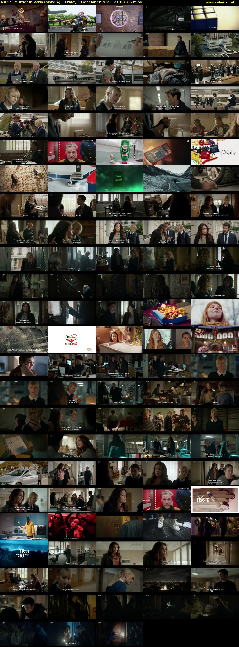 Astrid: Murder in Paris (More 4) Friday 1 December 2023 21:00 - 22:05