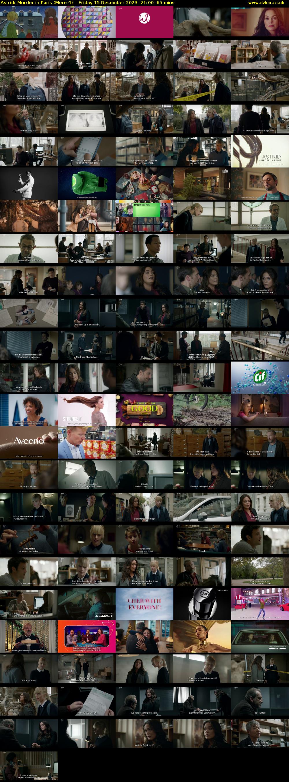Astrid: Murder in Paris (More 4) Friday 15 December 2023 21:00 - 22:05