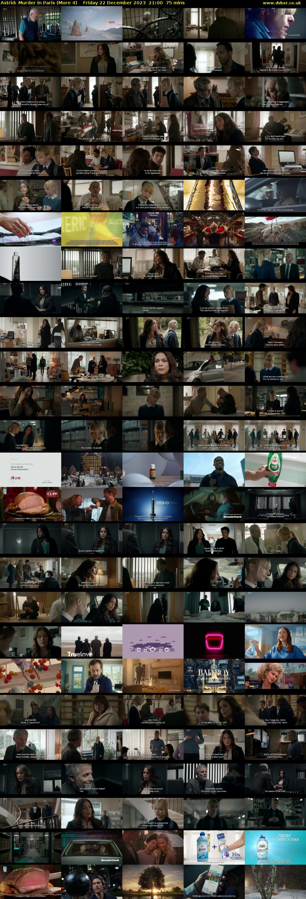 Astrid: Murder in Paris (More 4) Friday 22 December 2023 21:00 - 22:15