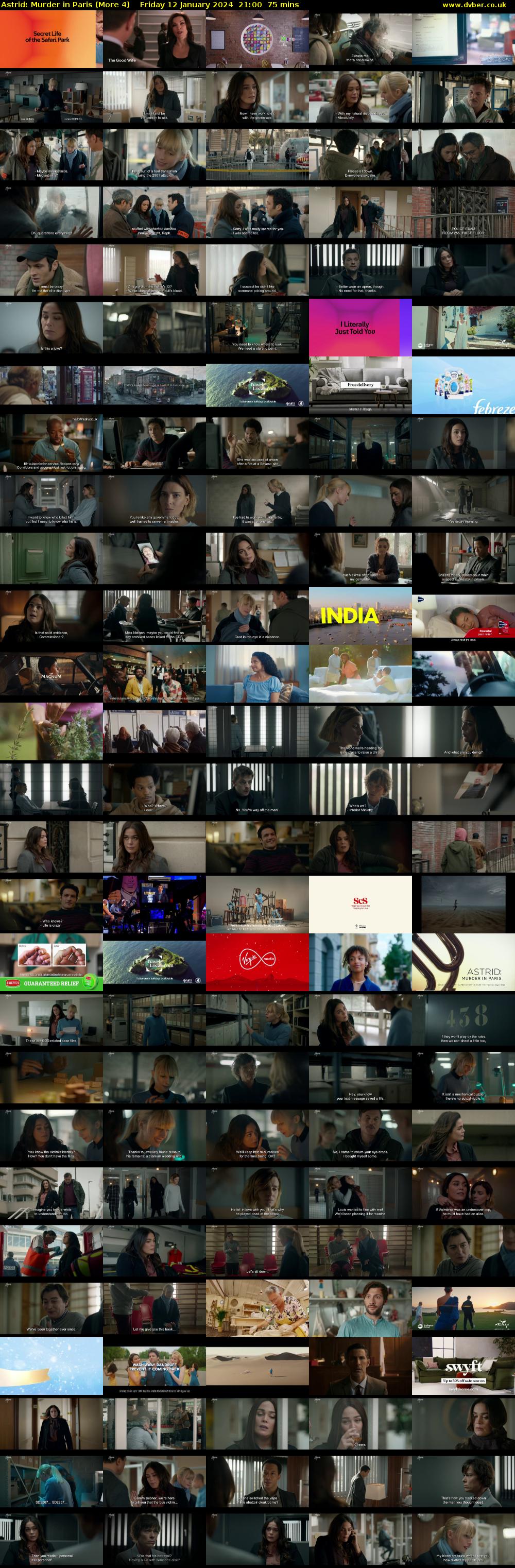 Astrid: Murder in Paris (More 4) Friday 12 January 2024 21:00 - 22:15