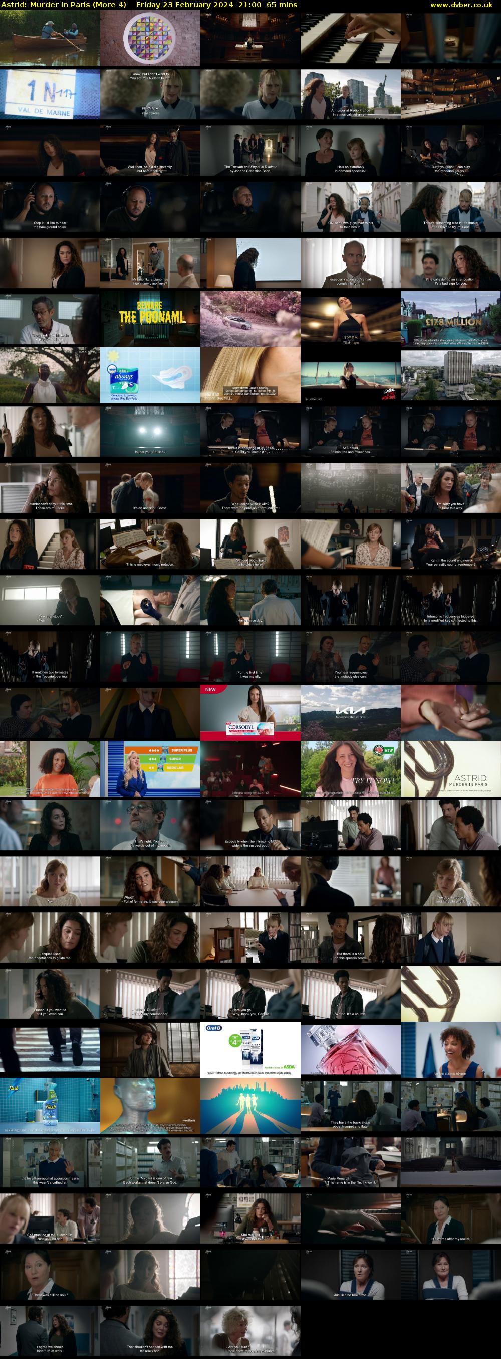 Astrid: Murder in Paris (More 4) Friday 23 February 2024 21:00 - 22:05