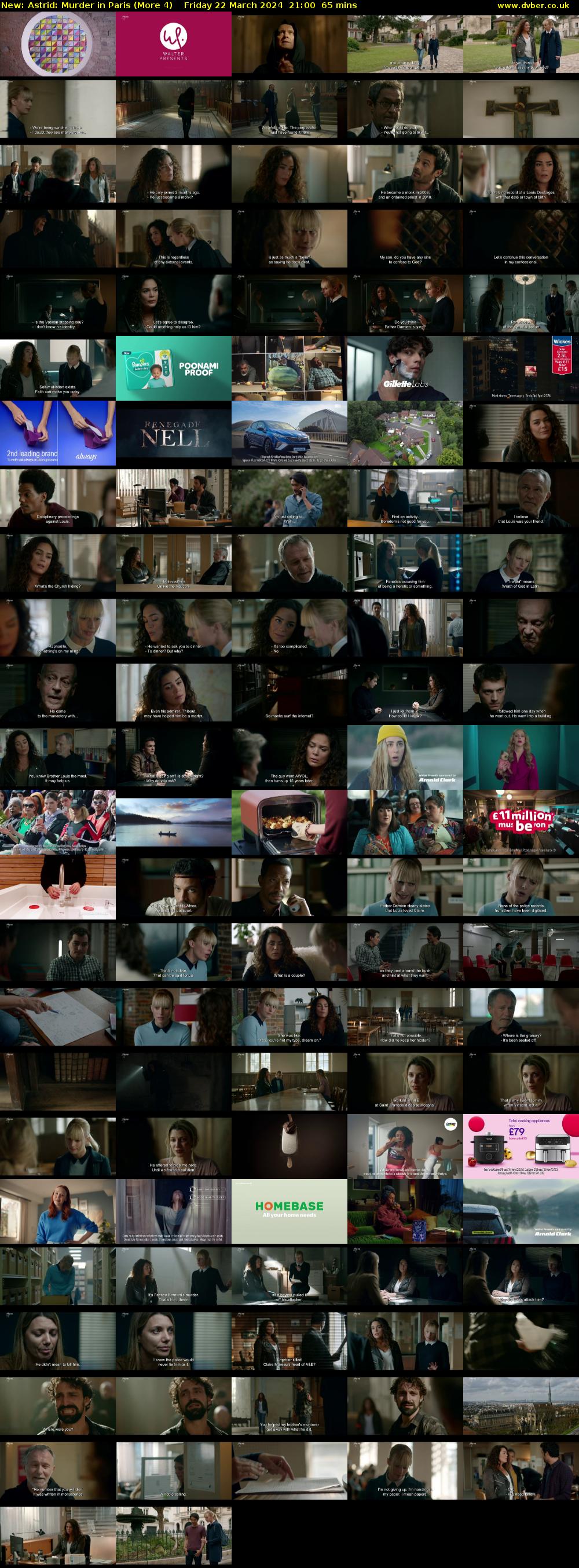 Astrid: Murder in Paris (More 4) Friday 22 March 2024 21:00 - 22:05