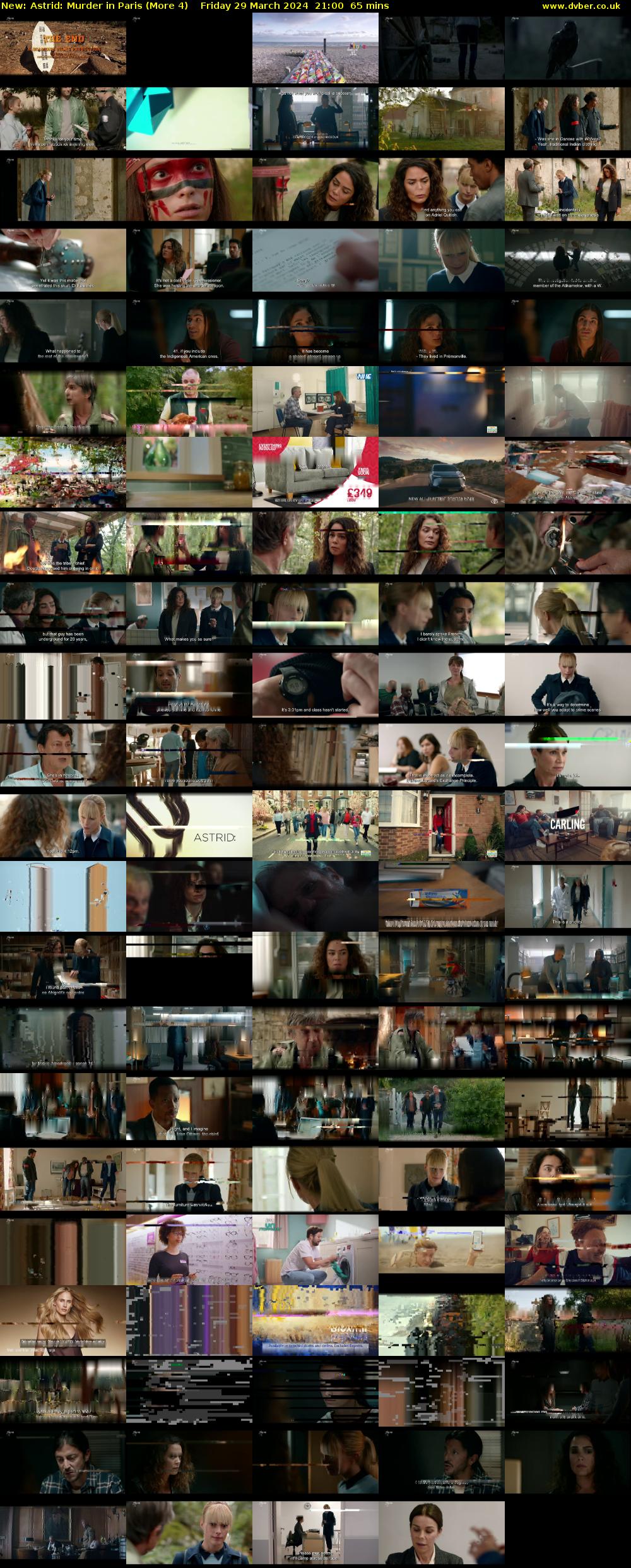 Astrid: Murder in Paris (More 4) Friday 29 March 2024 21:00 - 22:05
