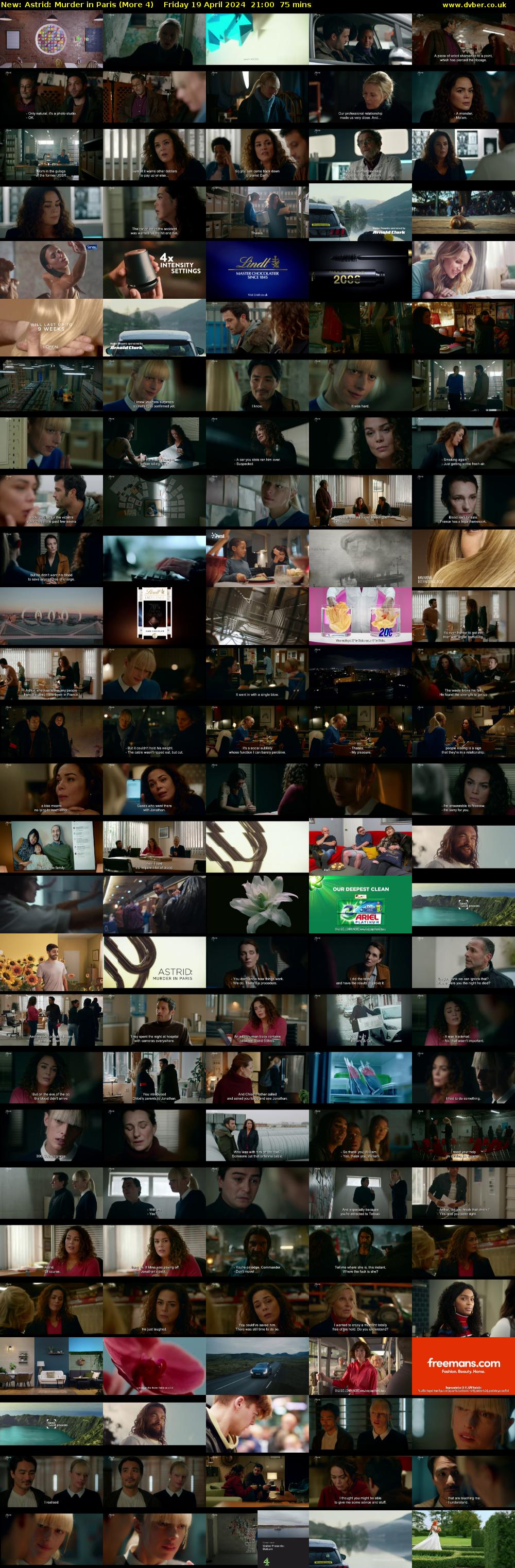 Astrid: Murder in Paris (More 4) Friday 19 April 2024 21:00 - 22:15