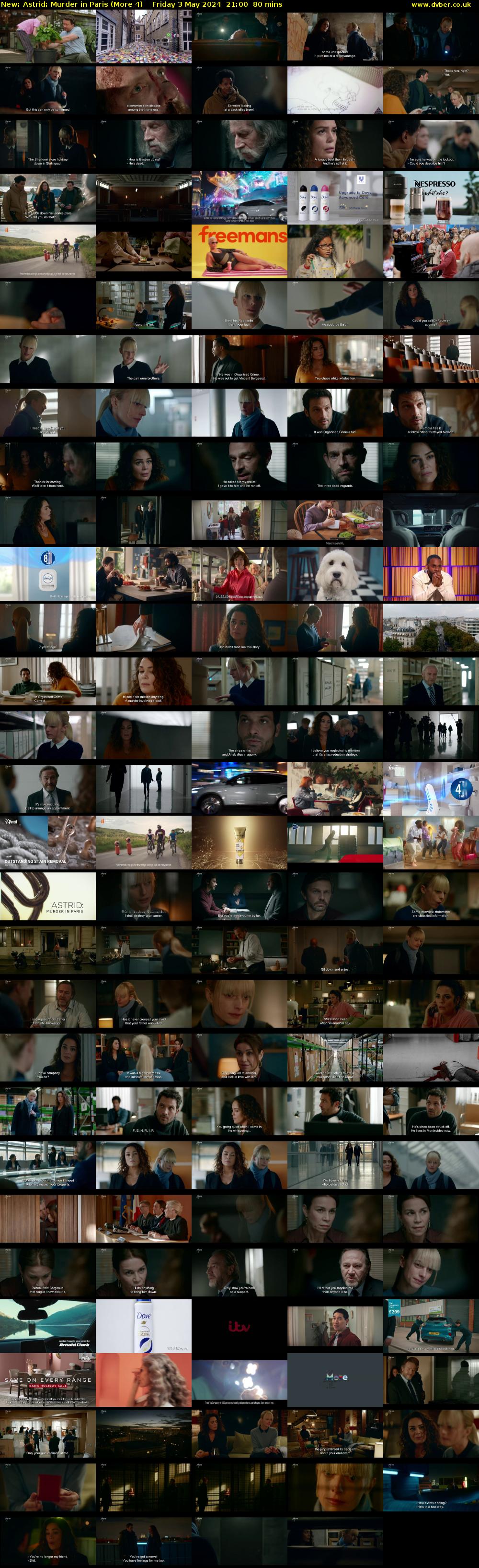 Astrid: Murder in Paris (More 4) Friday 3 May 2024 21:00 - 22:20