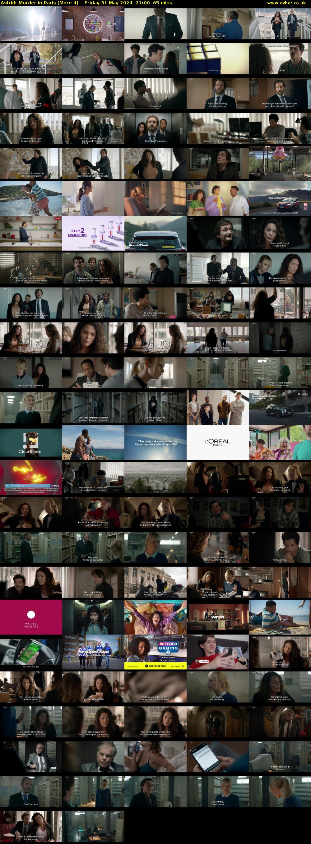 Astrid: Murder in Paris (More 4) Friday 31 May 2024 21:00 - 22:05