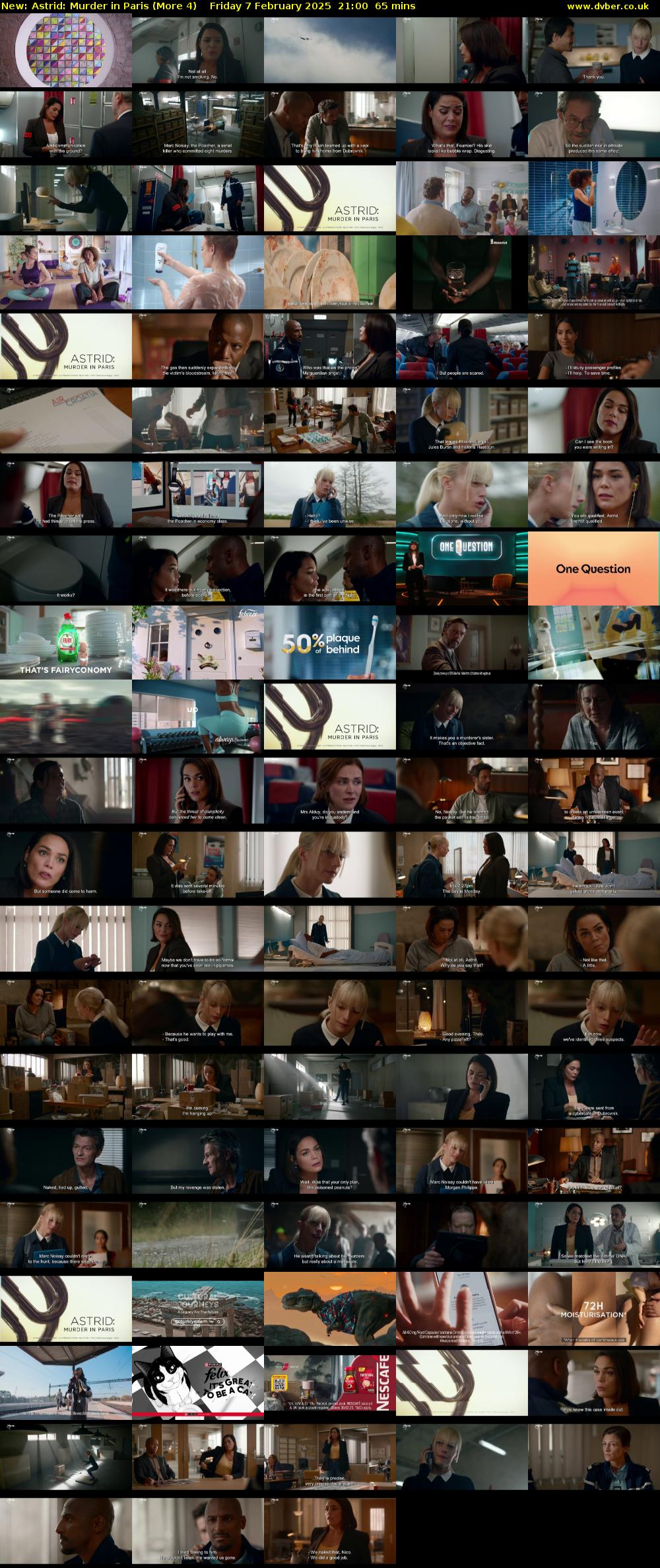Astrid: Murder in Paris (More 4) Friday 7 February 2025 21:00 - 22:05