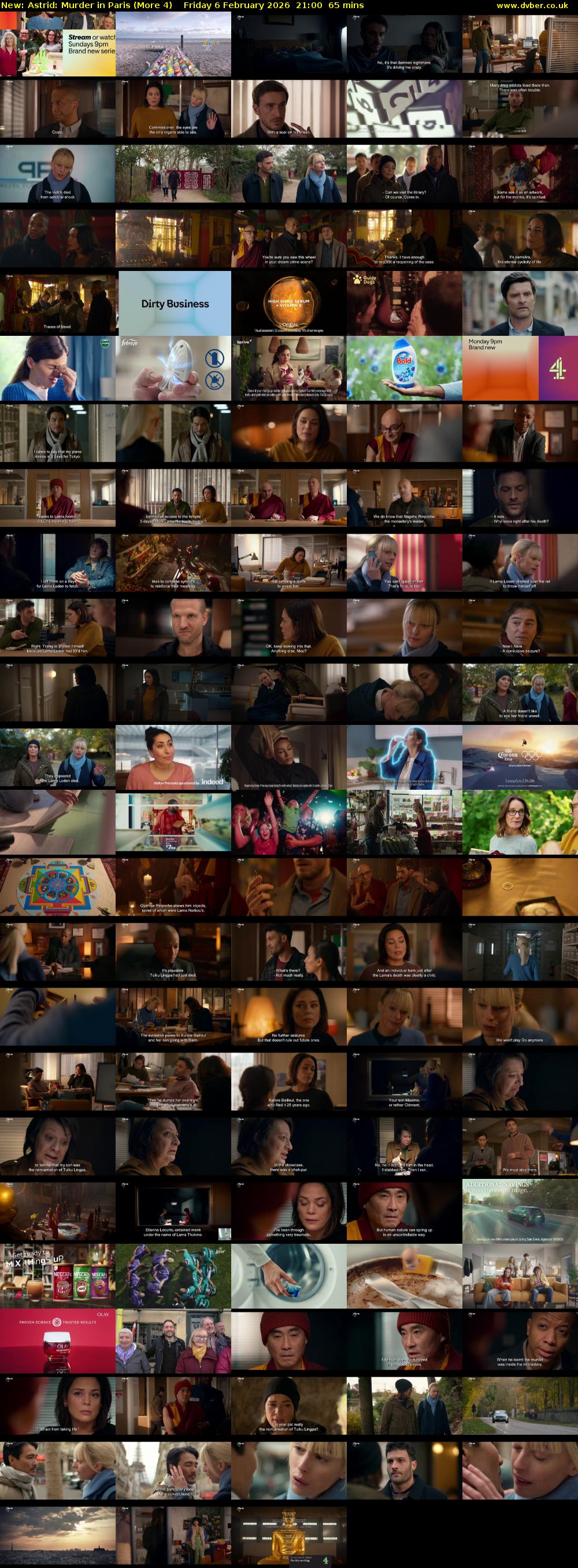 Astrid: Murder in Paris (More 4) Friday 6 February 2026 21:00 - 22:05