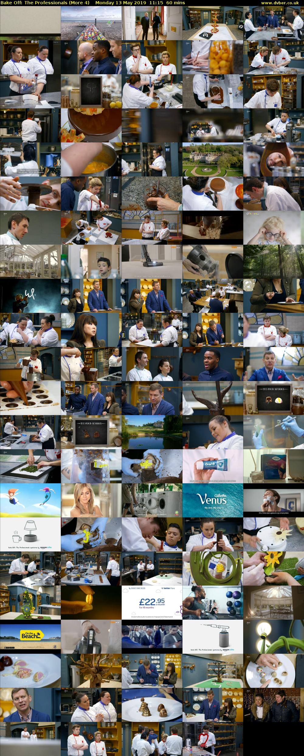 Bake Off: The Professionals (More 4) Monday 13 May 2019 11:15 - 12:15