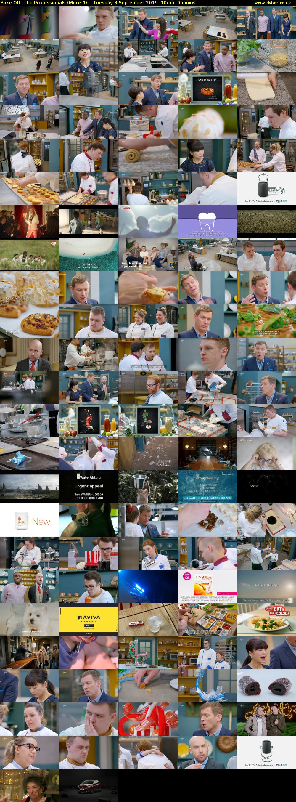 Bake Off: The Professionals (More 4) Tuesday 3 September 2019 10:55 - 12:00