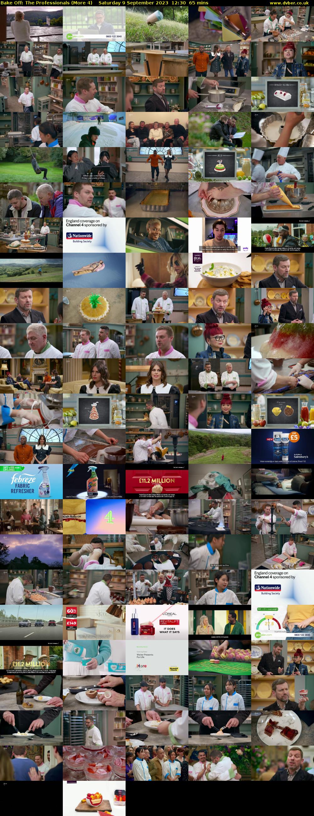 Bake Off: The Professionals (More 4) Saturday 9 September 2023 12:30 - 13:35