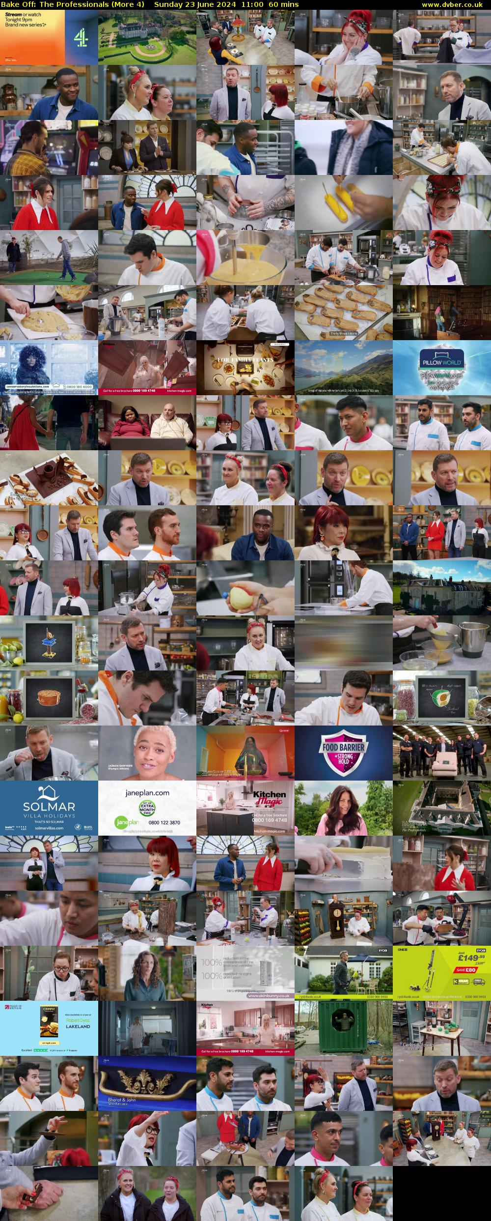 Bake Off: The Professionals (More 4) Sunday 23 June 2024 11:00 - 12:00