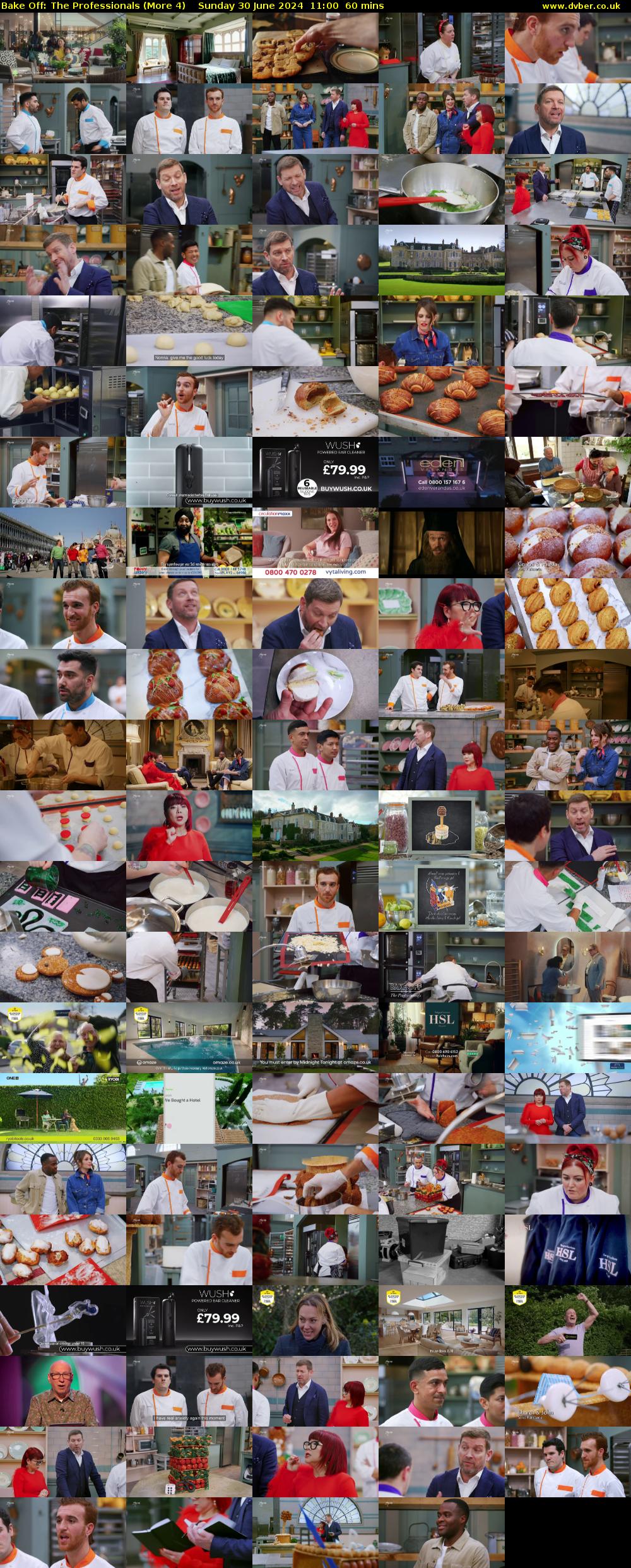 Bake Off: The Professionals (More 4) Sunday 30 June 2024 11:00 - 12:00