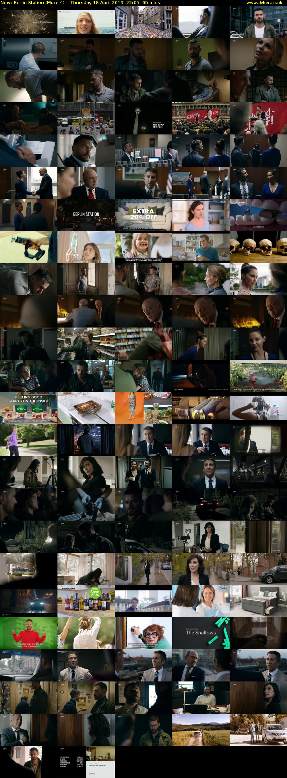 Berlin Station (More 4) Thursday 18 April 2019 22:05 - 23:10