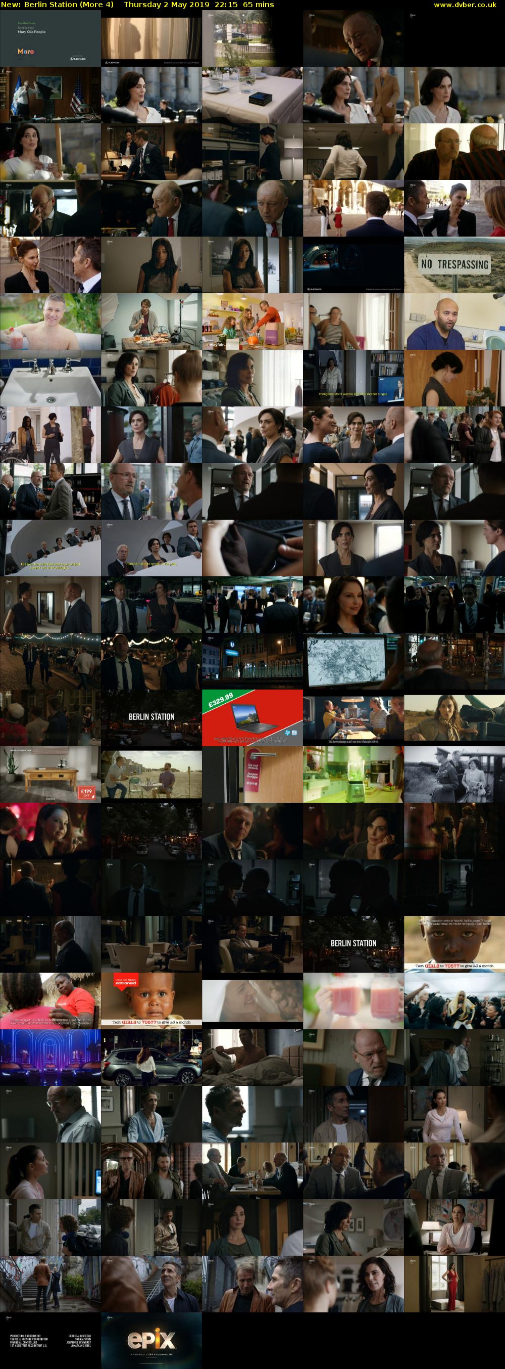Berlin Station (More 4) Thursday 2 May 2019 22:15 - 23:20