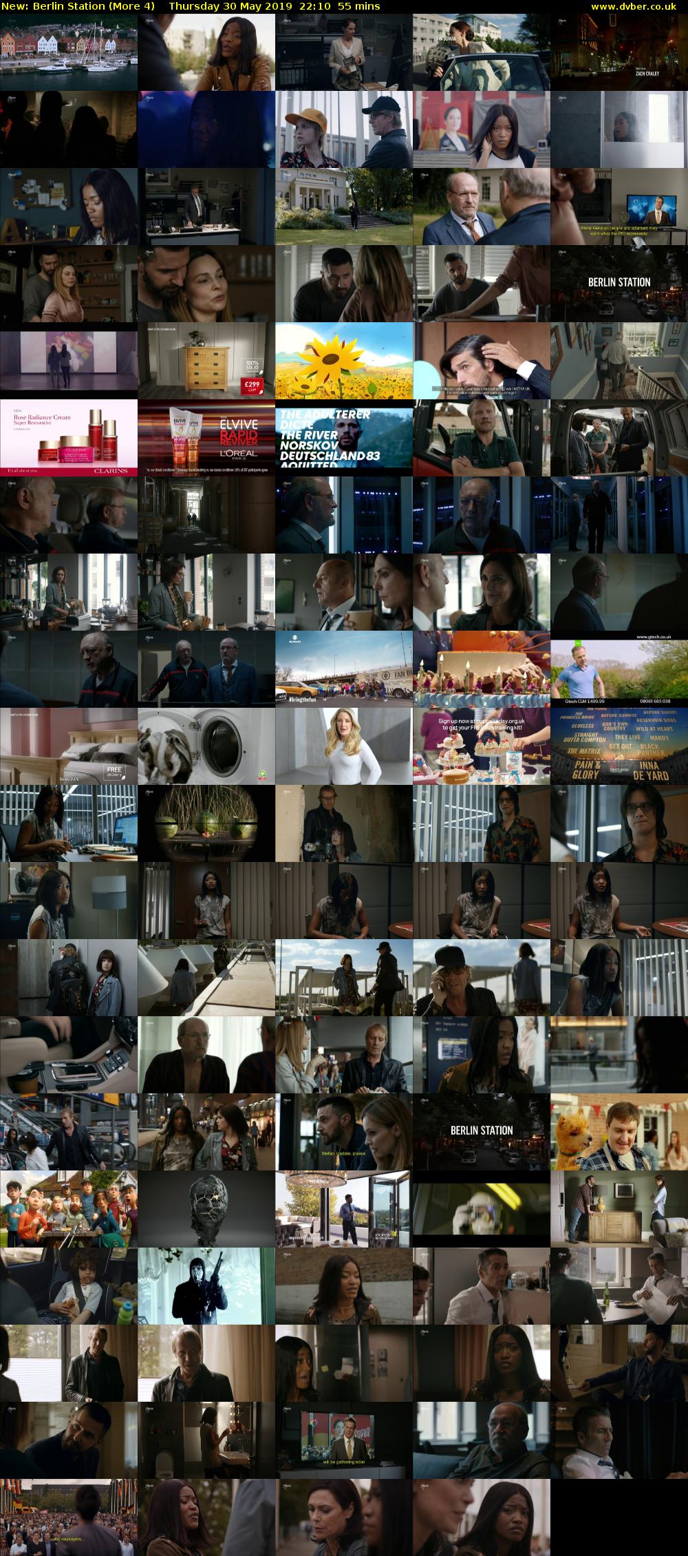 Berlin Station (More 4) Thursday 30 May 2019 22:10 - 23:05