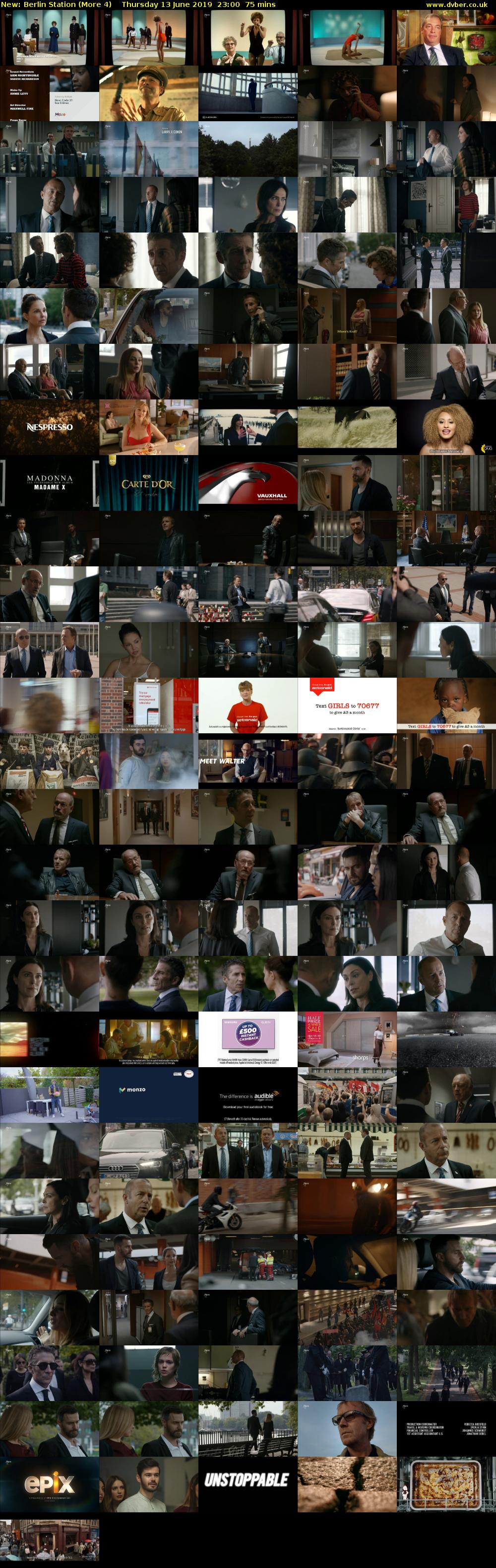 Berlin Station (More 4) Thursday 13 June 2019 23:00 - 00:15