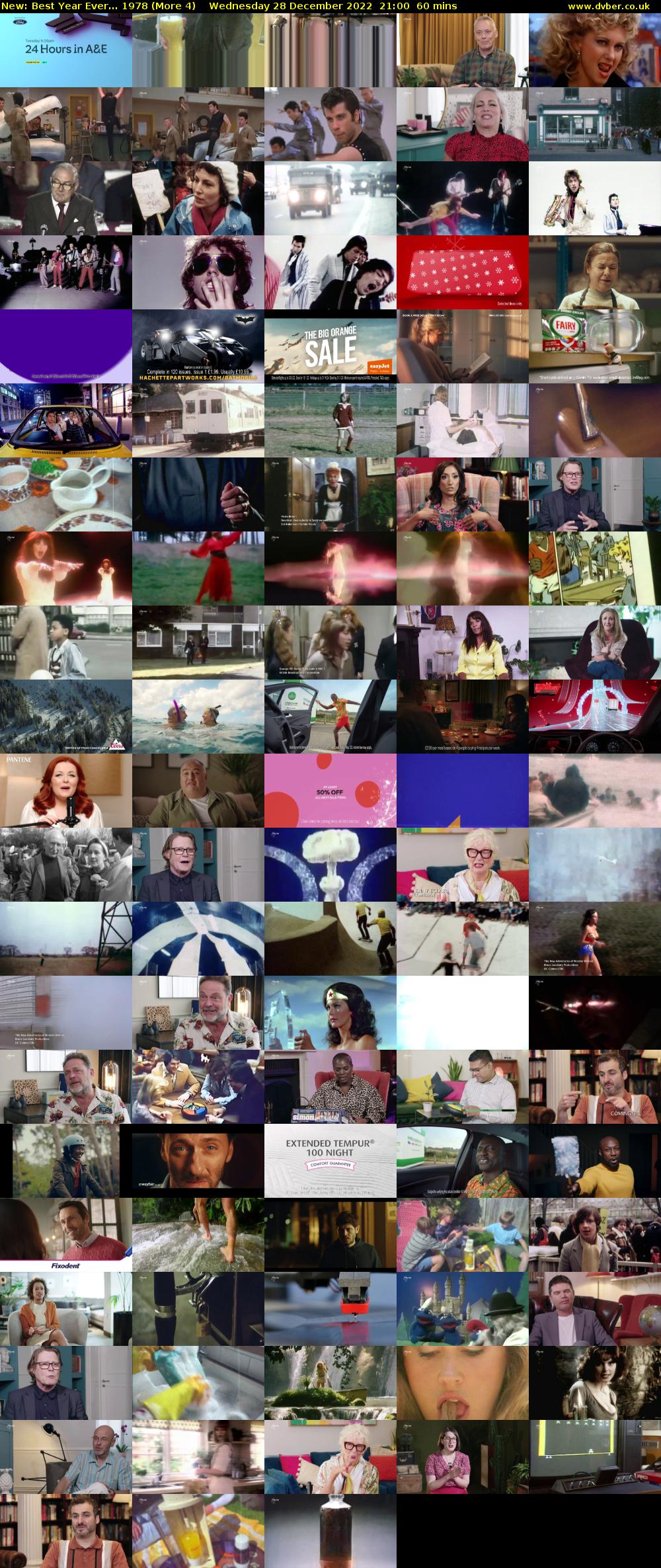 Best Year Ever... 1978 (More 4) Wednesday 28 December 2022 21:00 - 22:00