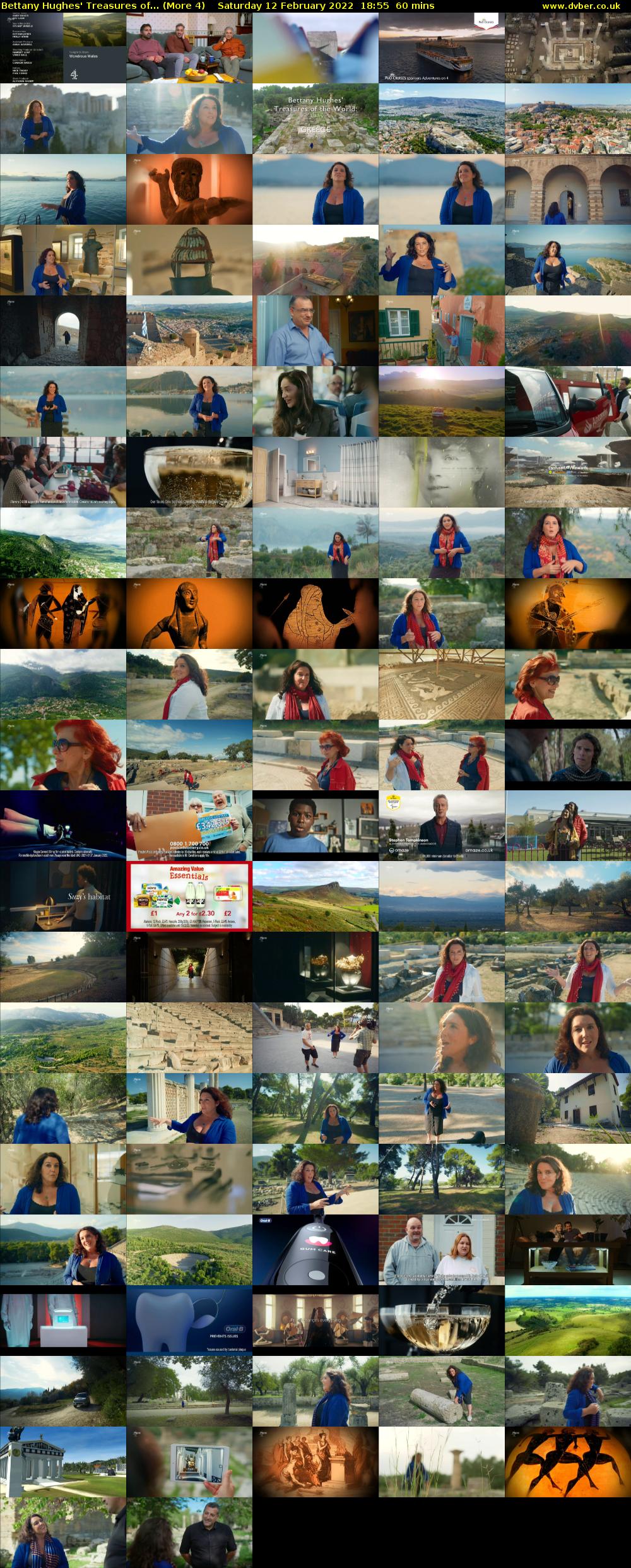Bettany Hughes' Treasures of... (More 4) Saturday 12 February 2022 18:55 - 19:55