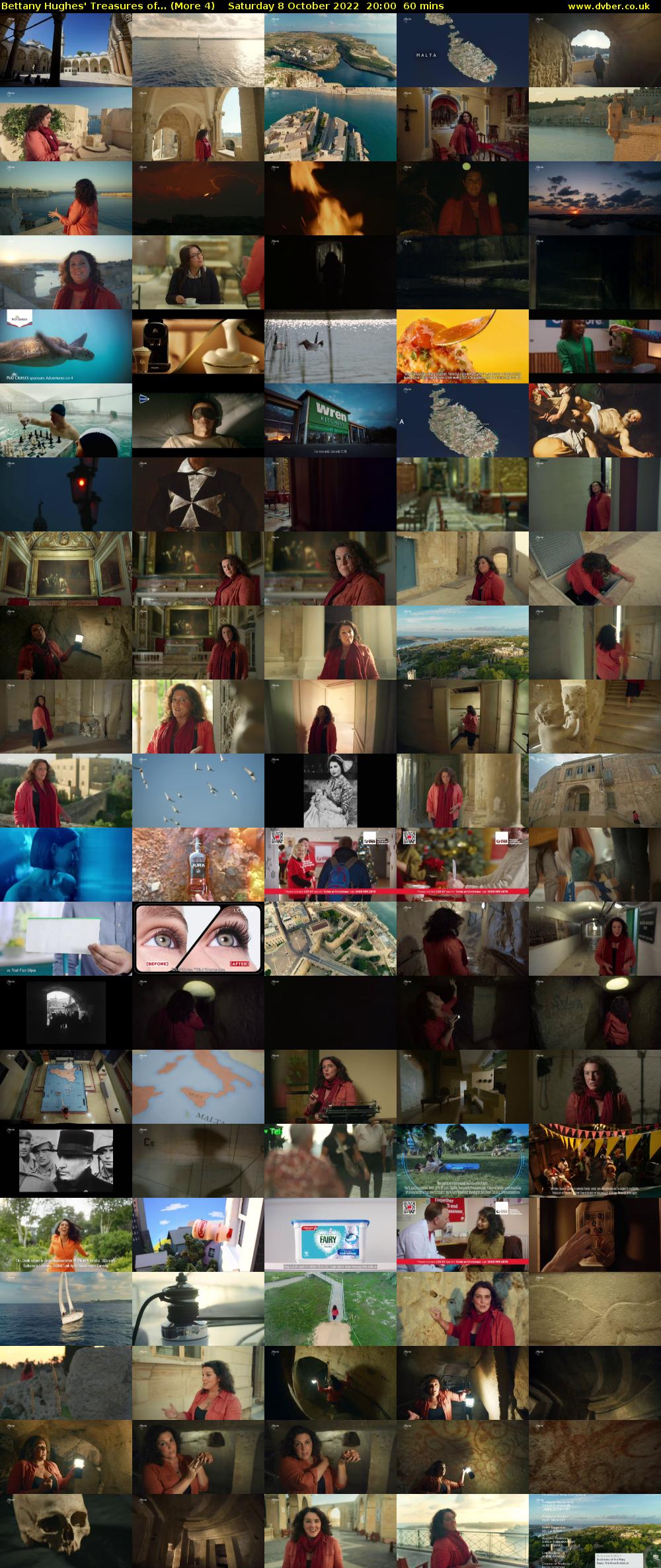 Bettany Hughes' Treasures of... (More 4) Saturday 8 October 2022 20:00 - 21:00