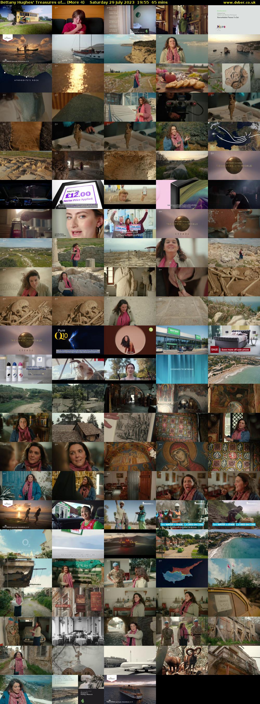 Bettany Hughes' Treasures of... (More 4) Saturday 29 July 2023 19:55 - 21:00