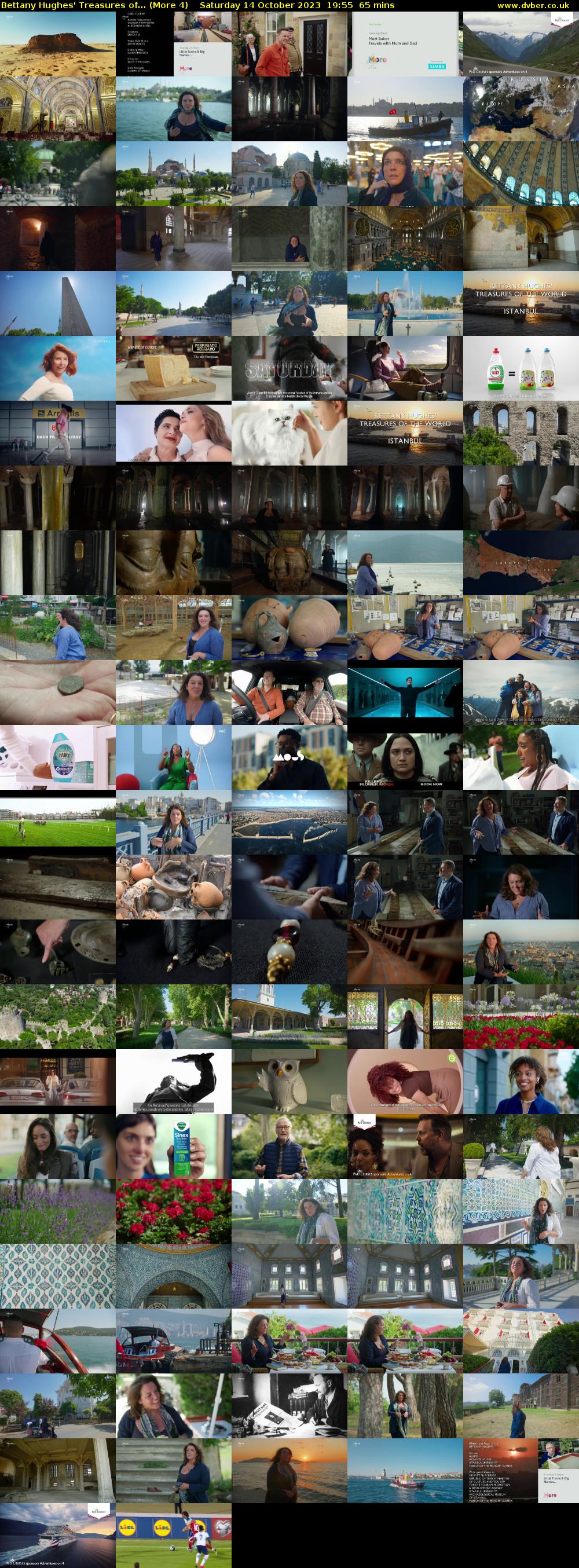 Bettany Hughes' Treasures of... (More 4) Saturday 14 October 2023 19:55 - 21:00