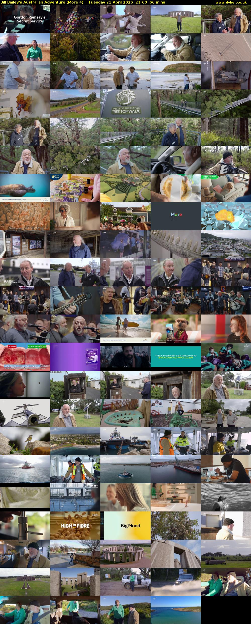 Bill Bailey's Australian Adventure (More 4) Tuesday 21 April 2026 21:00 - 22:00