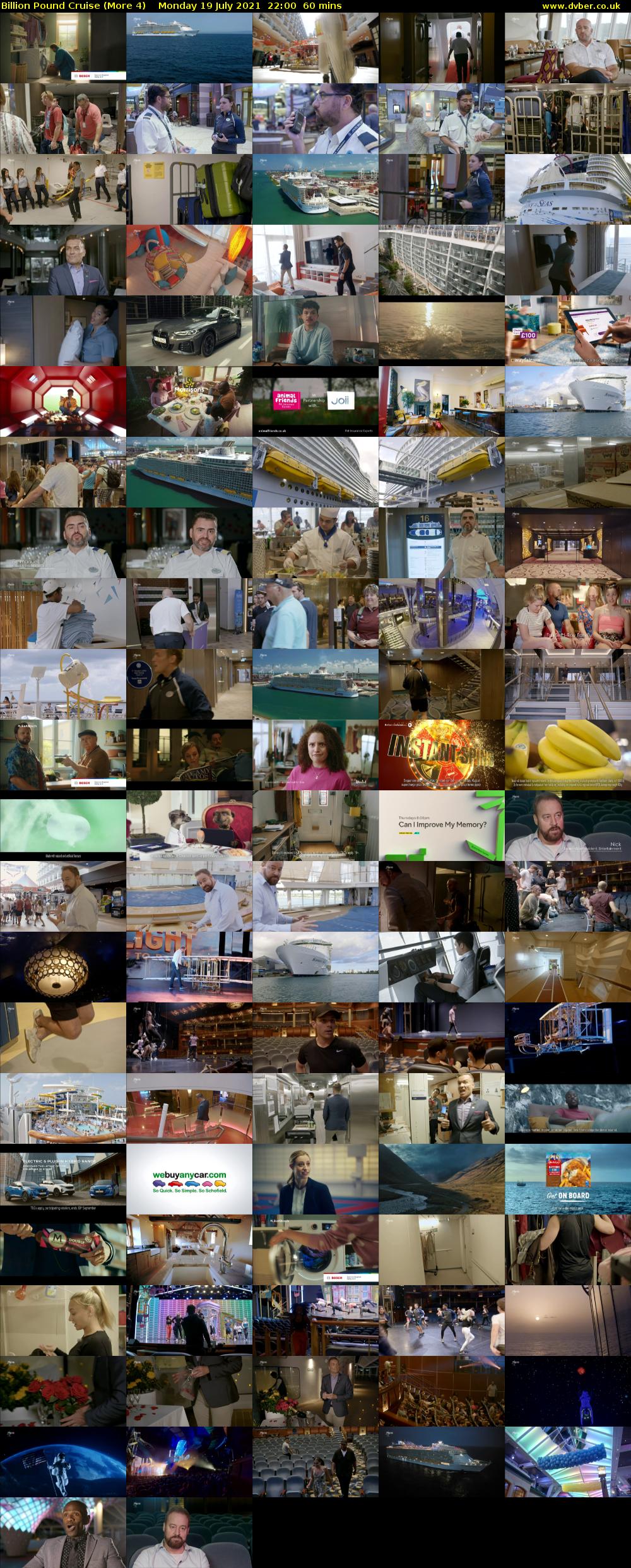 Billion Pound Cruise (More 4) Monday 19 July 2021 22:00 - 23:00