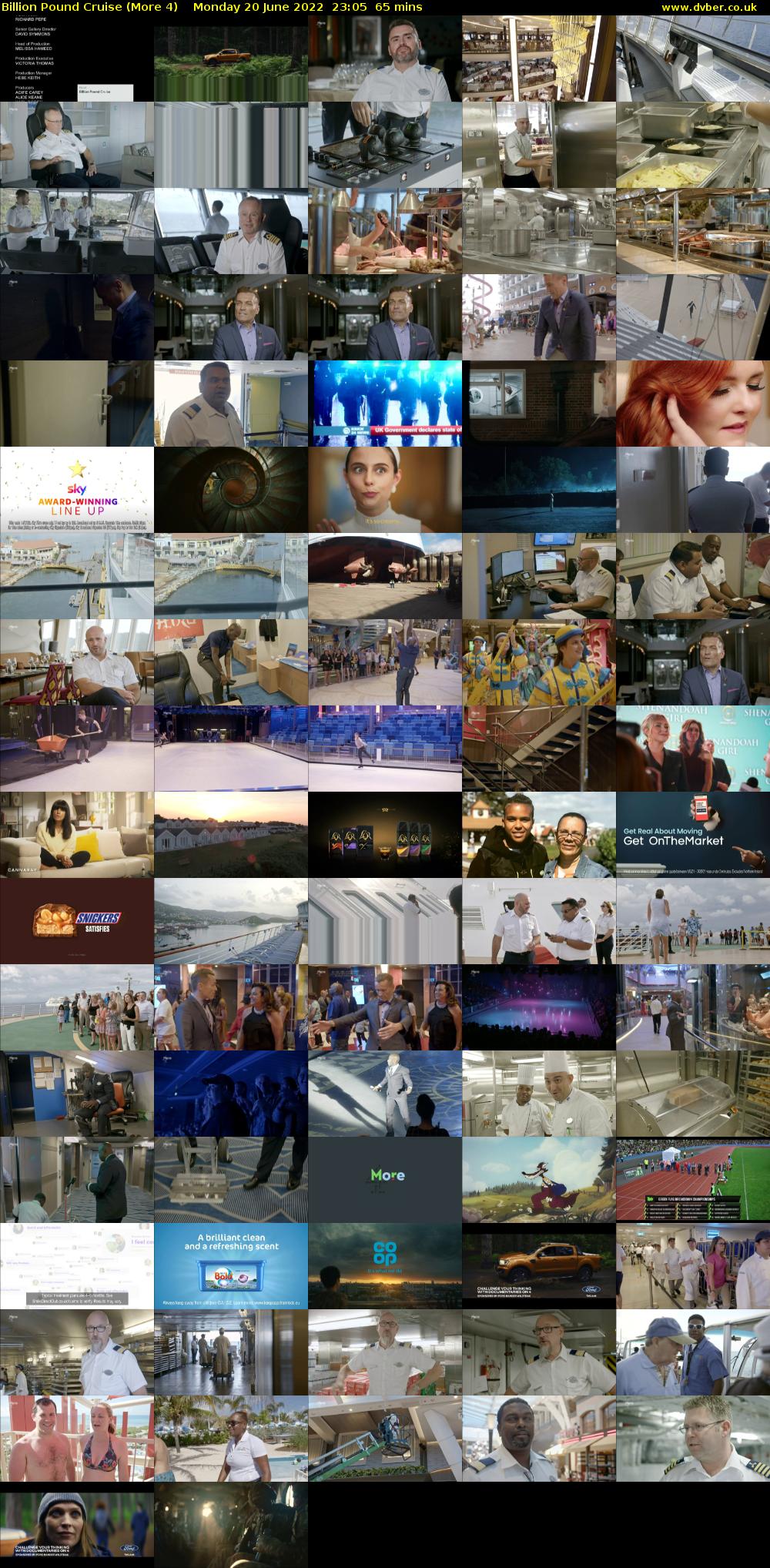 Billion Pound Cruise (More 4) Monday 20 June 2022 23:05 - 00:10
