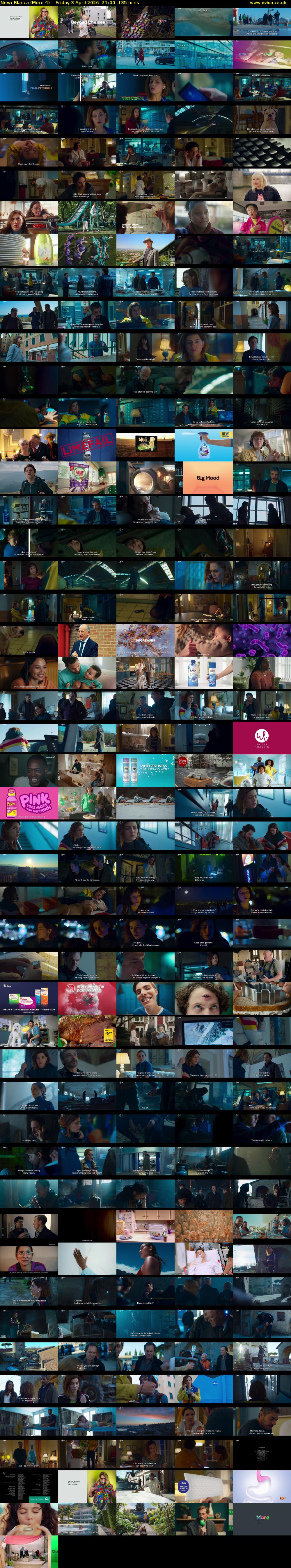 Blanca (More 4) Friday 3 April 2026 21:00 - 23:15