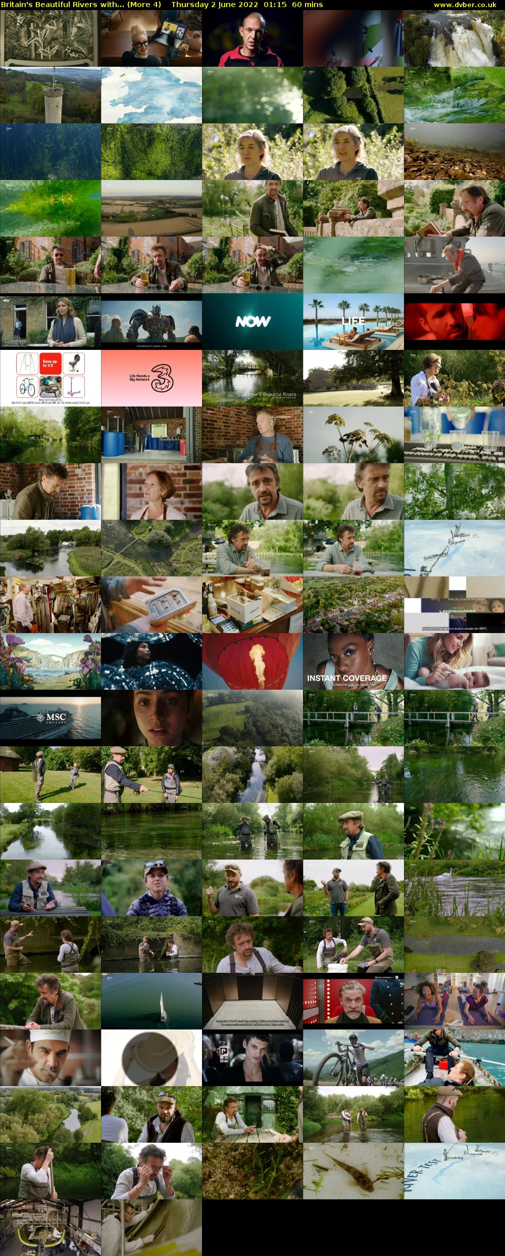 Britain's Beautiful Rivers with... (More 4) Thursday 2 June 2022 01:15 - 02:15