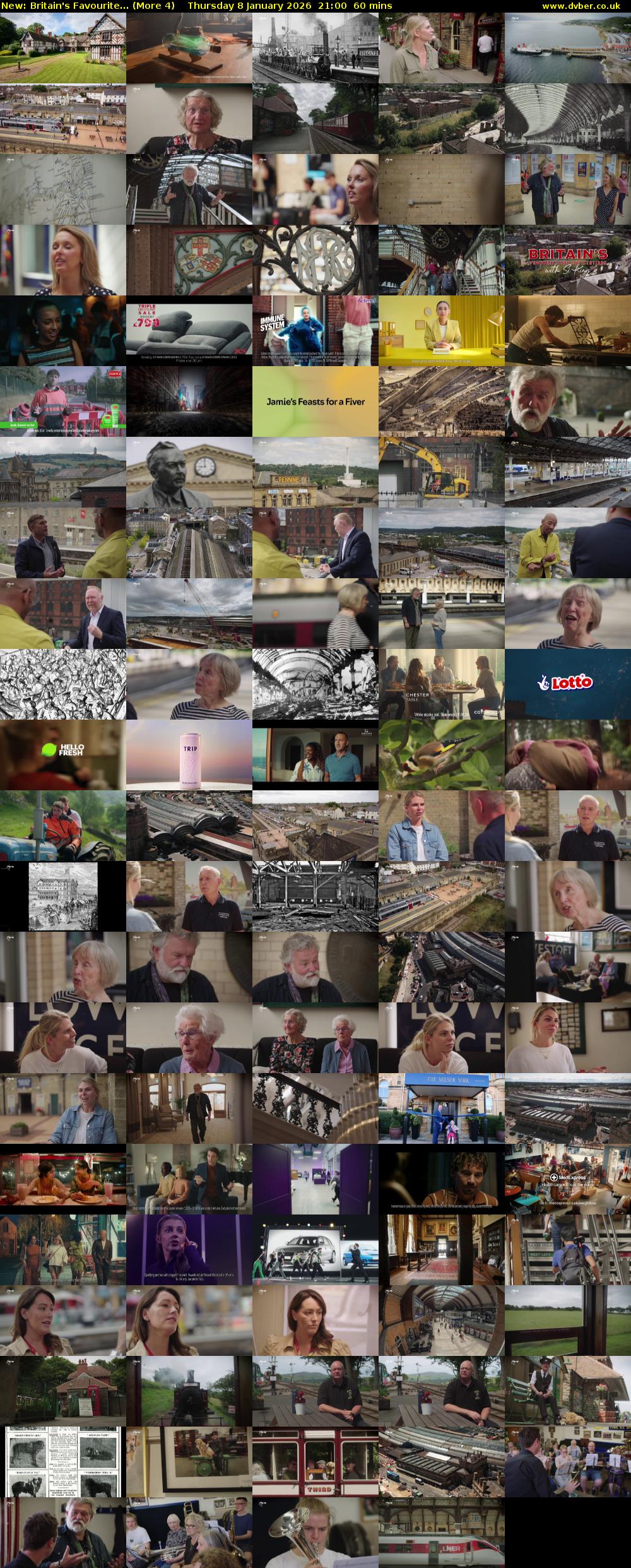 Britain's Favourite... (More 4) Thursday 8 January 2026 21:00 - 22:00