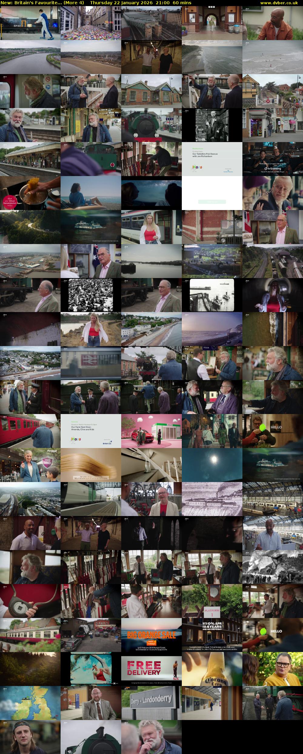 Britain's Favourite... (More 4) Thursday 22 January 2026 21:00 - 22:00