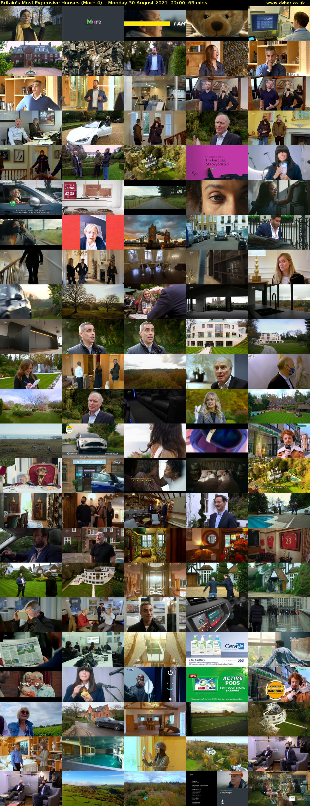 Britain's Most Expensive Houses (More 4) Monday 30 August 2021 22:00 - 23:05