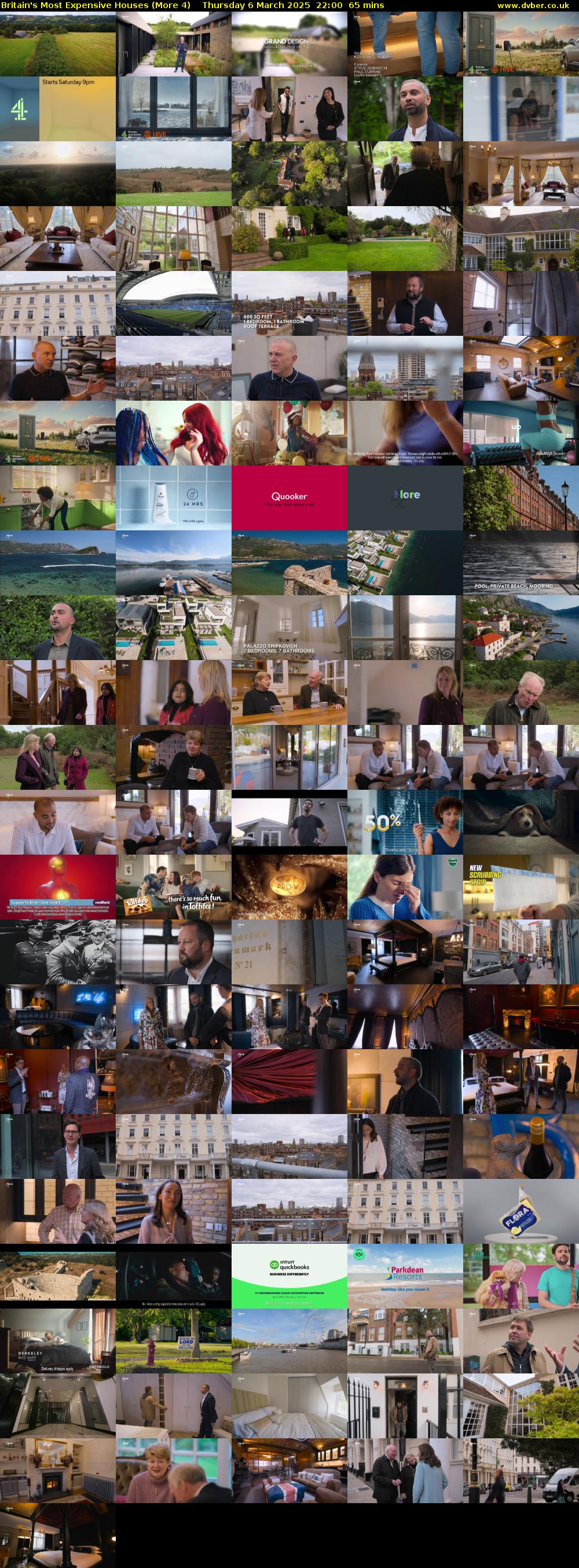 Britain's Most Expensive Houses (More 4) Thursday 6 March 2025 22:00 - 23:05