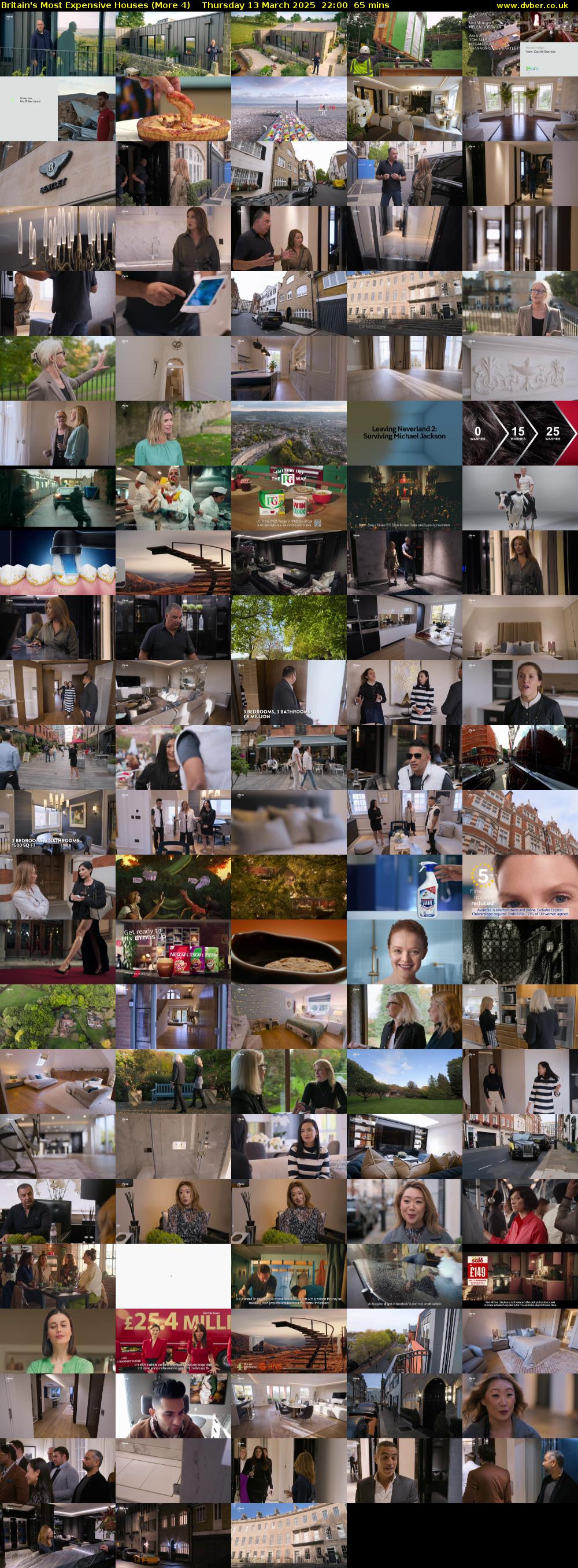 Britain's Most Expensive Houses (More 4) Thursday 13 March 2025 22:00 - 23:05