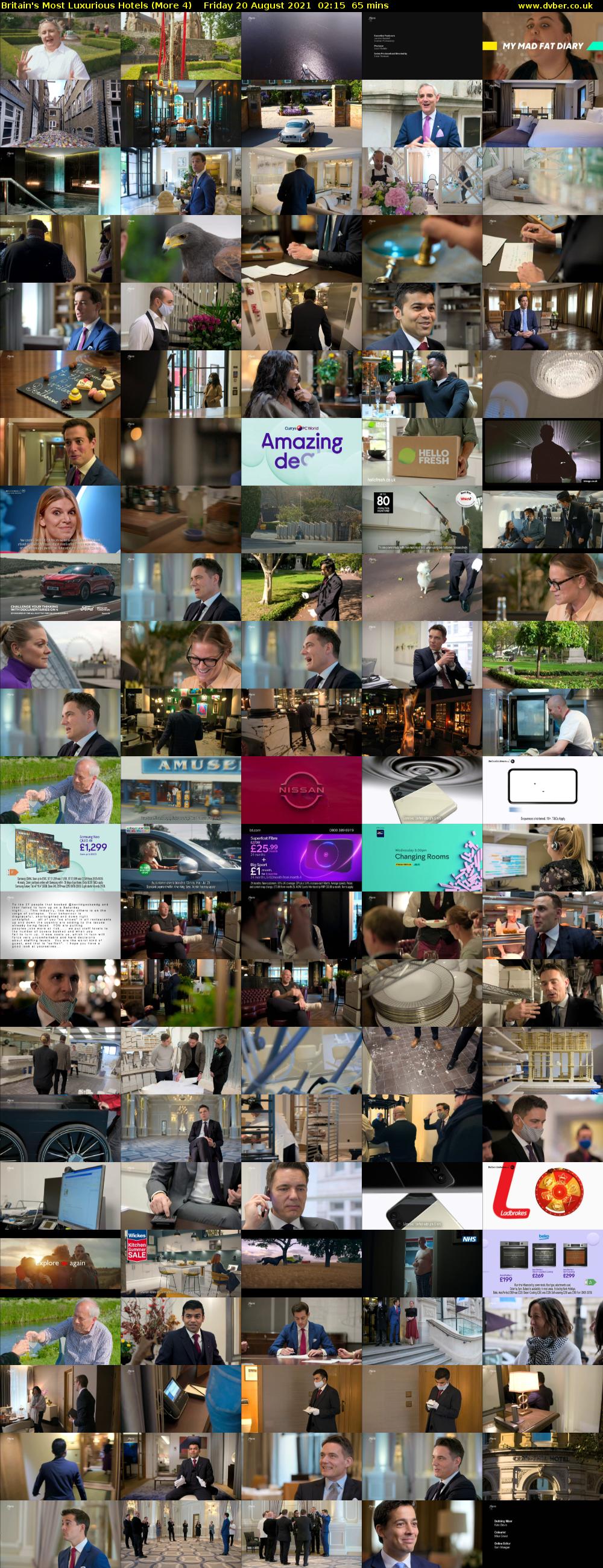 Britain's Most Luxurious Hotels (More 4) Friday 20 August 2021 02:15 - 03:20