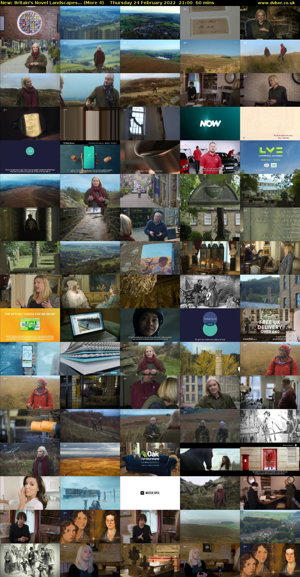 Britain's Novel Landscapes... (More 4) Thursday 24 February 2022 21:00 - 22:00