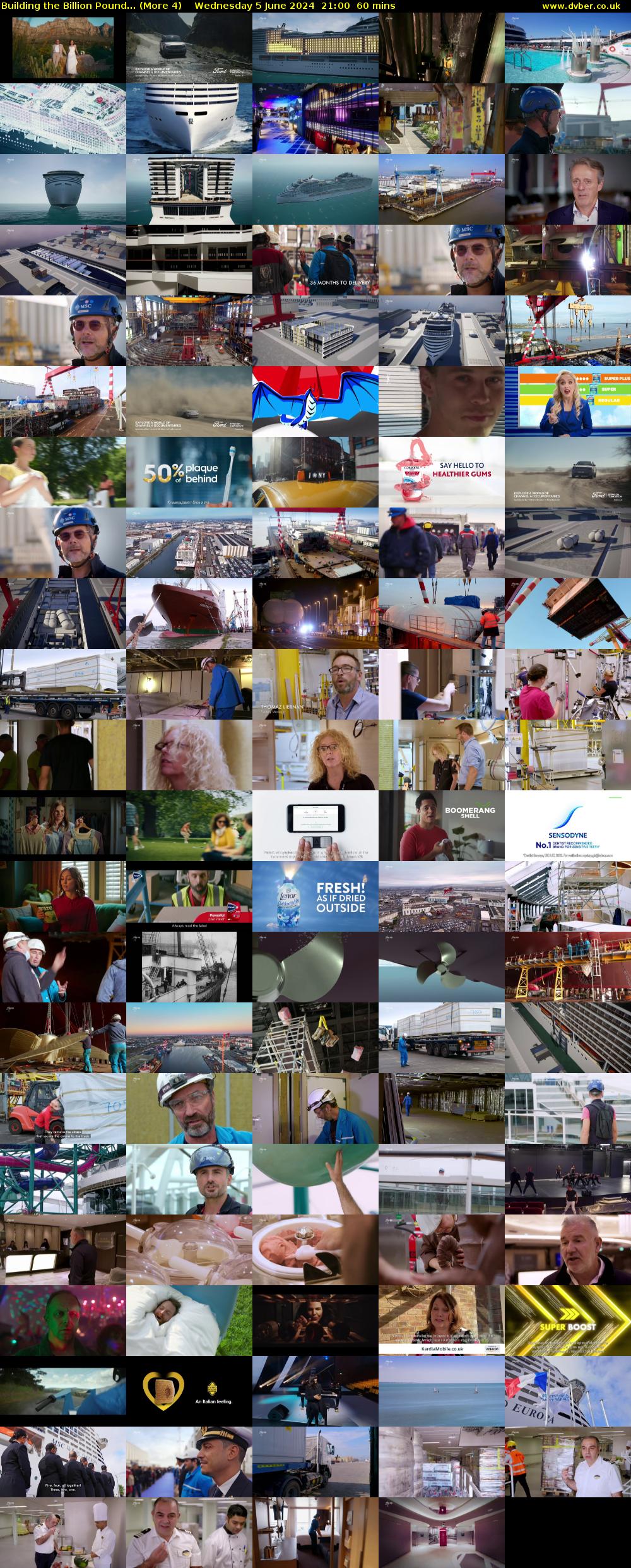 Building the Billion Pound... (More 4) Wednesday 5 June 2024 21:00 - 22:00