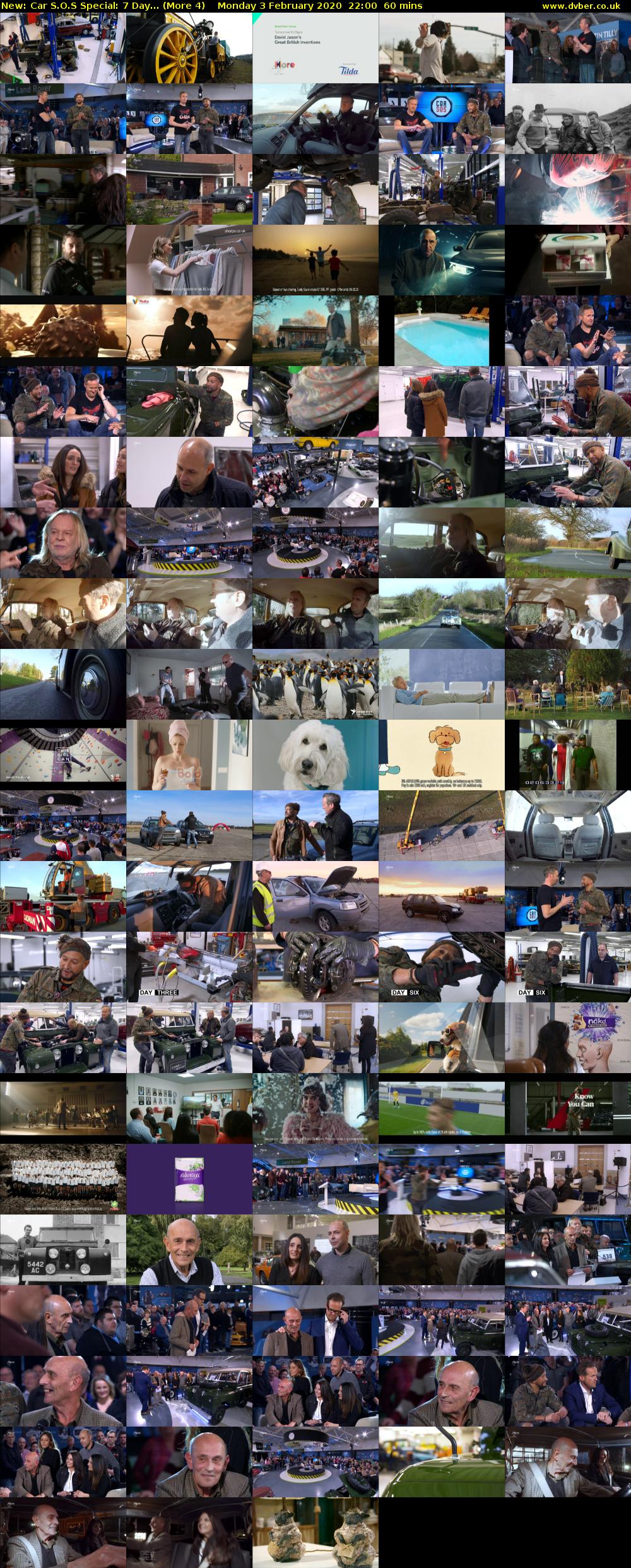 Car S.O.S Special: 7 Day... (More 4) Monday 3 February 2020 22:00 - 23:00