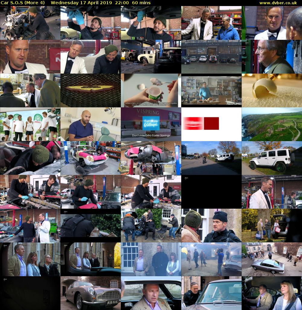 Car S.O.S (More 4) Wednesday 17 April 2019 22:00 - 23:00