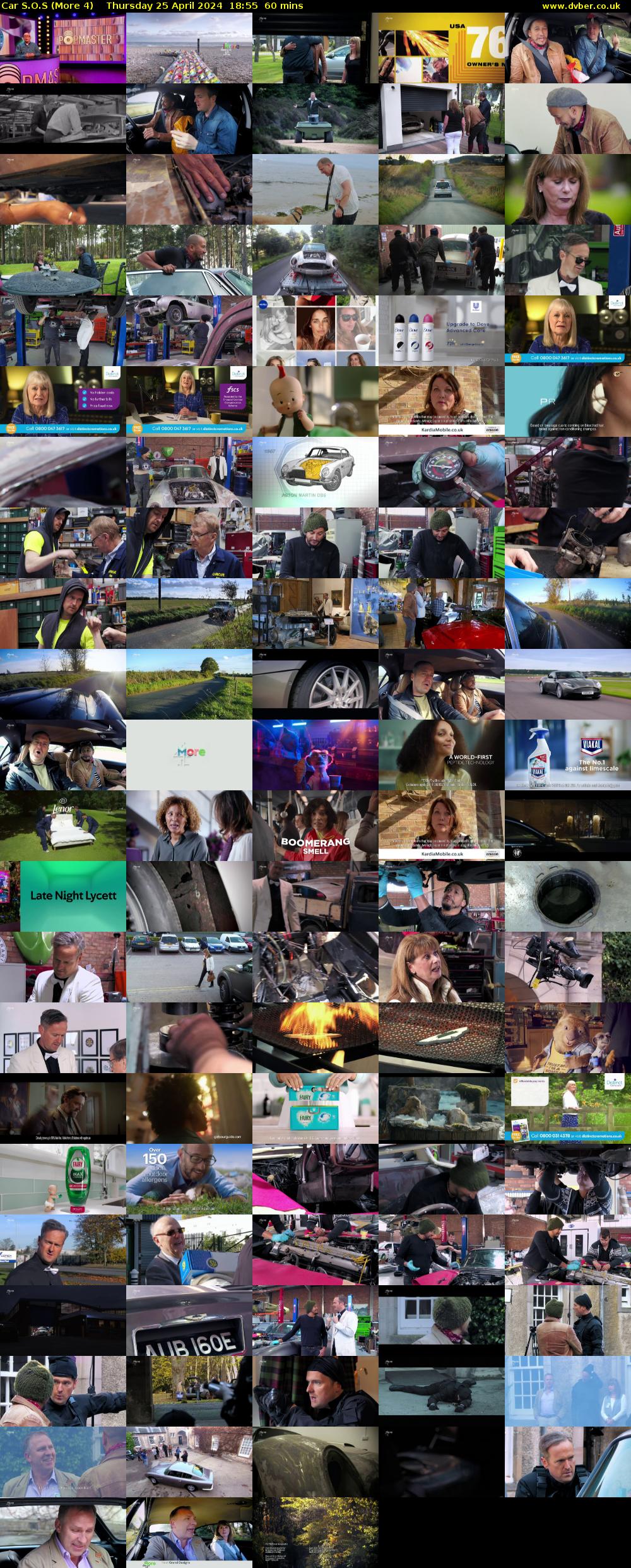 Car S.O.S (More 4) Thursday 25 April 2024 18:55 - 19:55