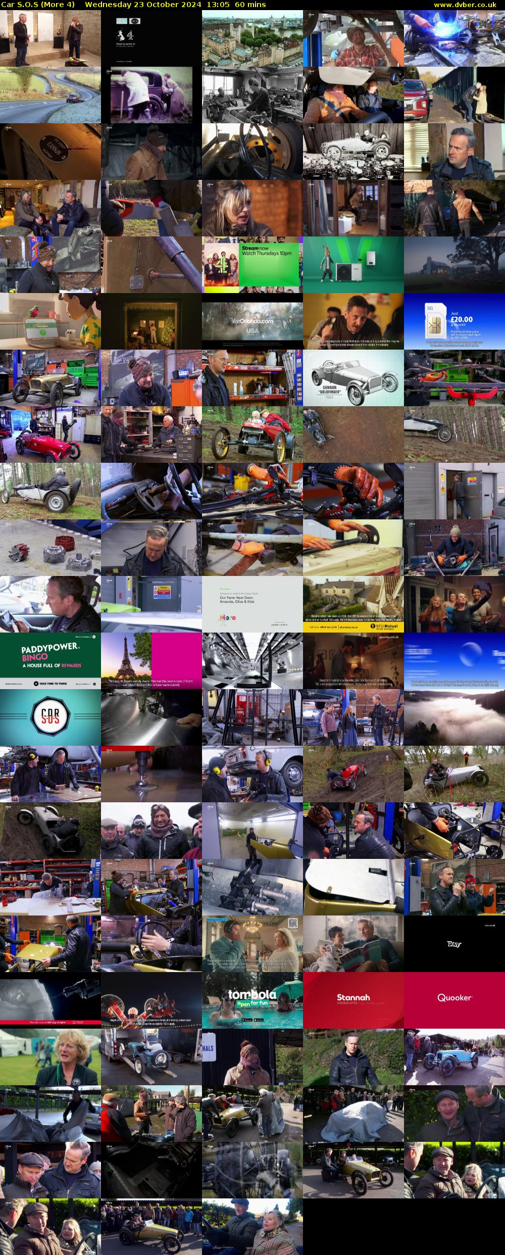 Car S.O.S (More 4) Wednesday 23 October 2024 13:05 - 14:05