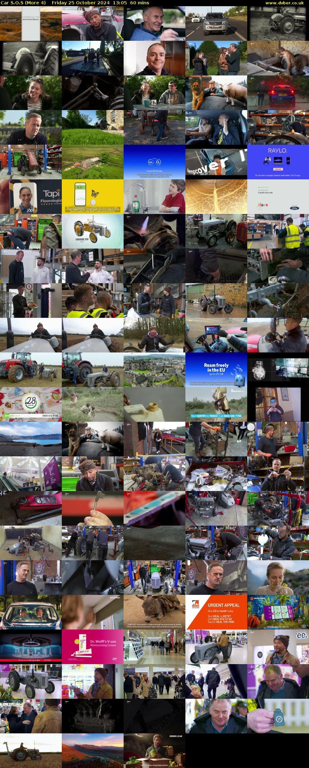 Car S.O.S (More 4) Friday 25 October 2024 13:05 - 14:05