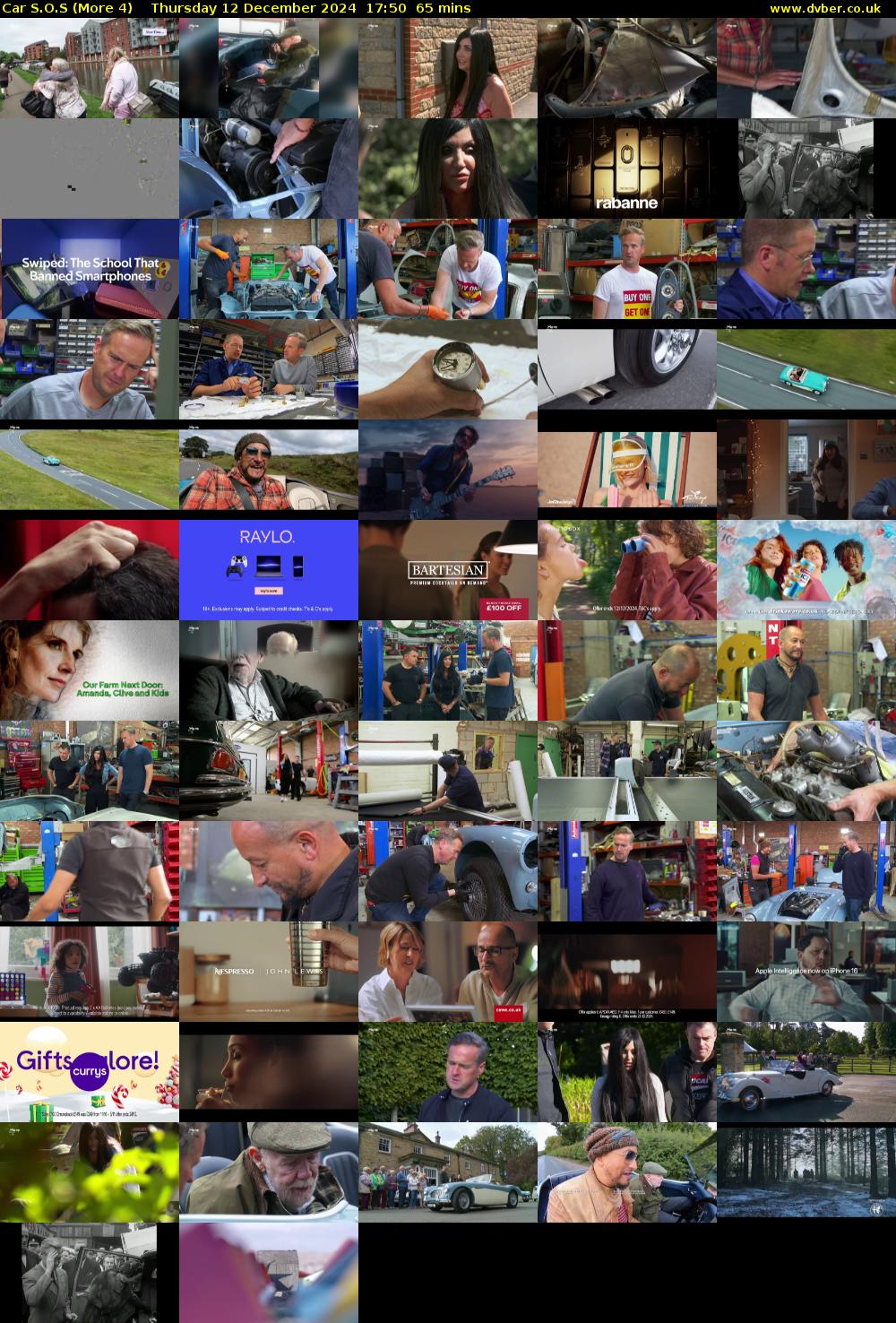 Car S.O.S (More 4) Thursday 12 December 2024 17:50 - 18:55