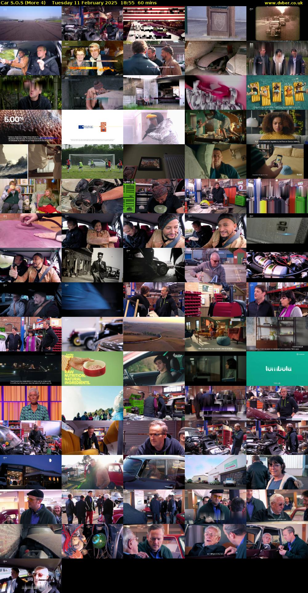Car S.O.S (More 4) Tuesday 11 February 2025 18:55 - 19:55
