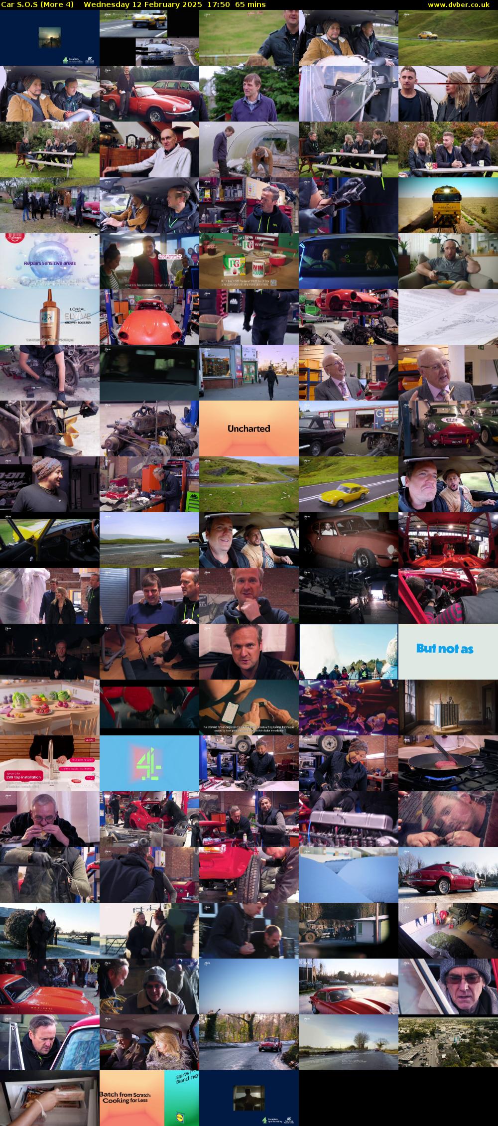 Car S.O.S (More 4) Wednesday 12 February 2025 17:50 - 18:55