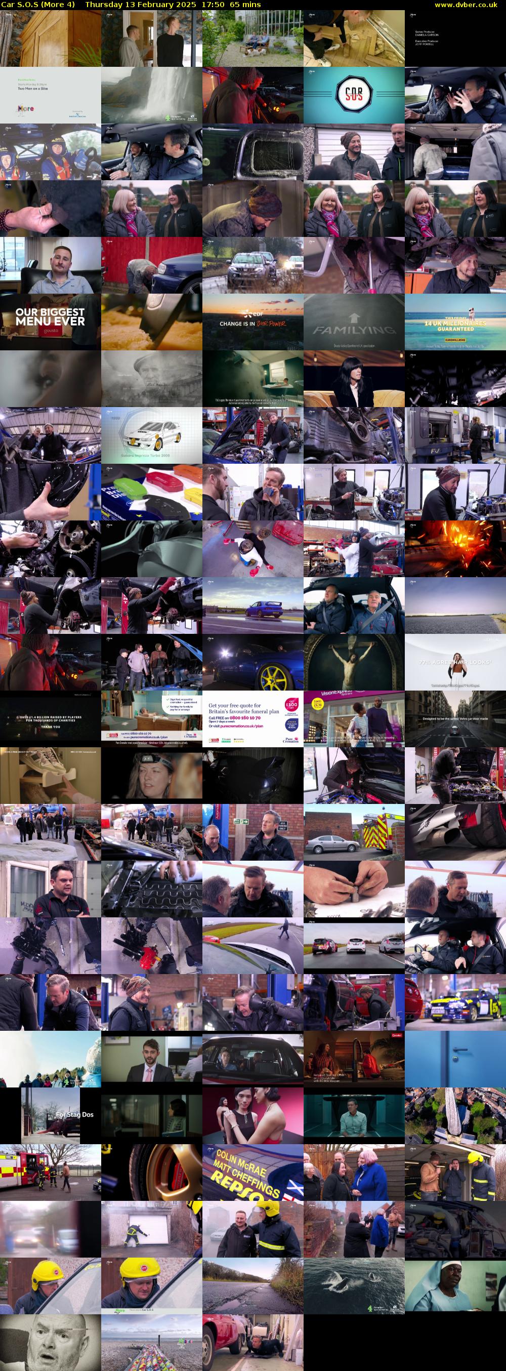 Car S.O.S (More 4) Thursday 13 February 2025 17:50 - 18:55