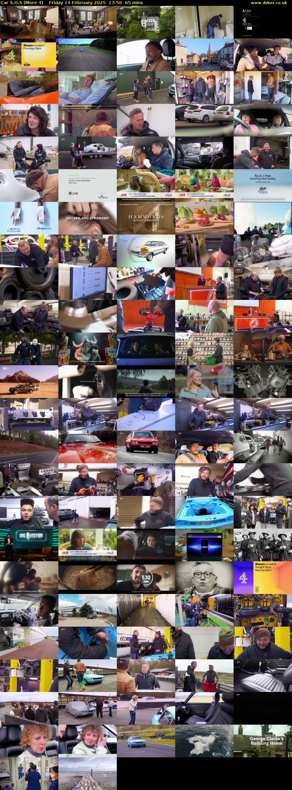Car S.O.S (More 4) Friday 14 February 2025 17:50 - 18:55