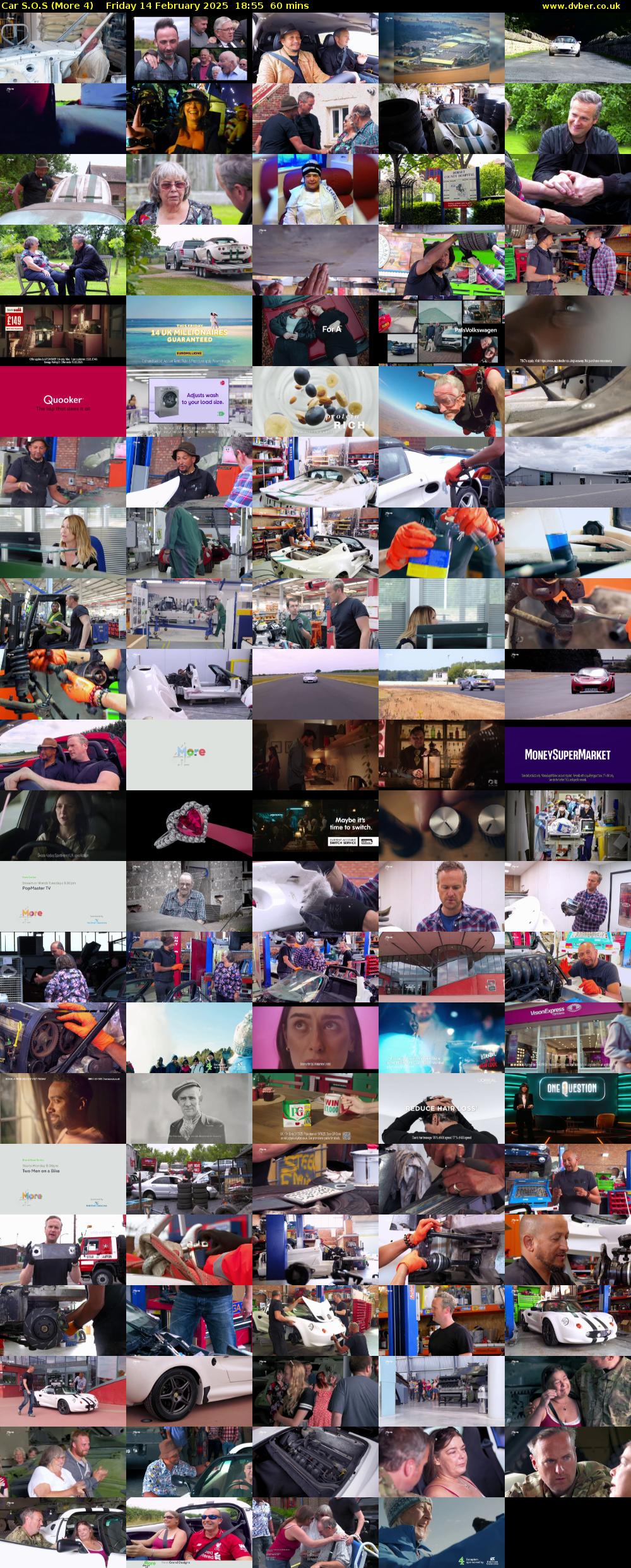 Car S.O.S (More 4) Friday 14 February 2025 18:55 - 19:55